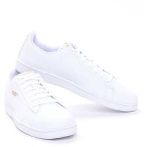 Giay Puma Up Trainers White Gold 372605-07