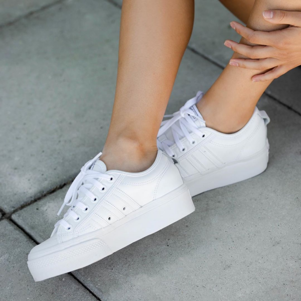 Giày Adidas Wmns Nizza Platform 'Triple White' FV5322 - Ảnh 3