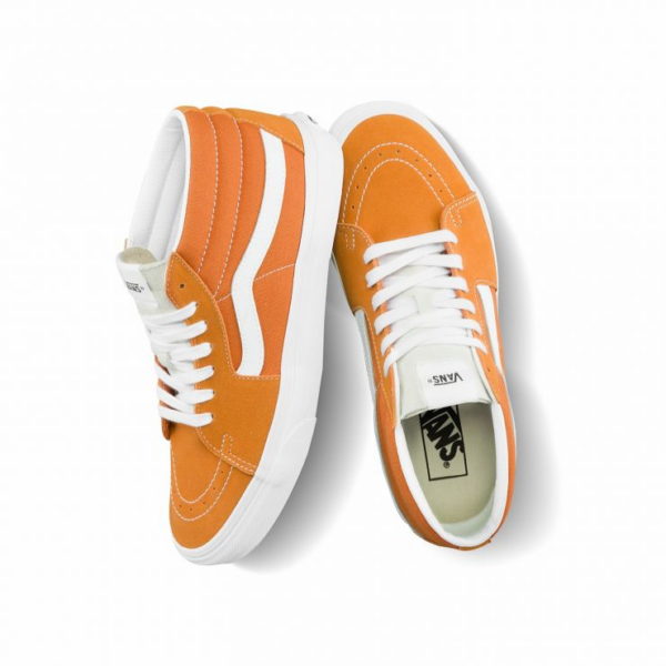 Giày Vans Sk8 Mid 'Orange' VN0A3WM360C - Ảnh 5