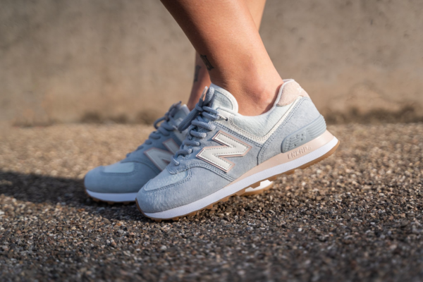 Giày New Balance Wmns 574 'Light Slate Fog' WL574SUO - Ảnh 4