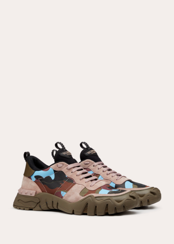 Giày Valentino Camouflage Rockrunner Plus TY0S0C88DRN34M - Ảnh 3