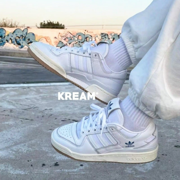 Giày Adidas Forum 84 Low ADV Shoes 'Cloud White Blue Bird' H04903 - Ảnh 5