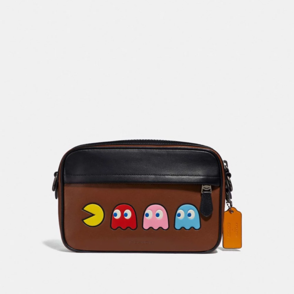 Túi Coach Graham Crossbody With Pac Man Motif Saddle F72921-QBSD - Ảnh 3