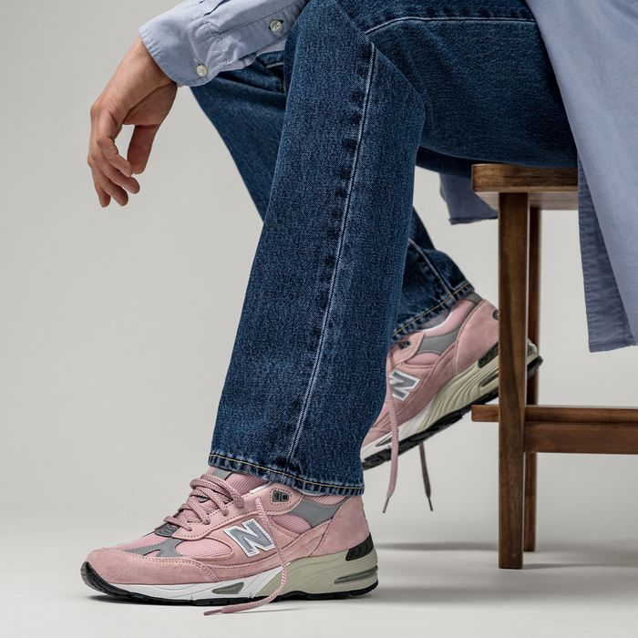 Giày New Balance 991 Made In England 'Pink' M991PNK - Ảnh 3