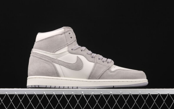Giày Nike Air Jordan 1 High Premium 'Atmosphere Grey' AH7389-101 - Ảnh 5