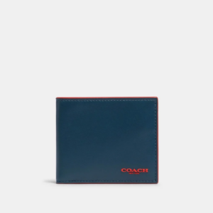 Alternative view of Ví Coach ID Biilfold Wallet In Colorblock Aegean Sport Red S0EPNXSNC0