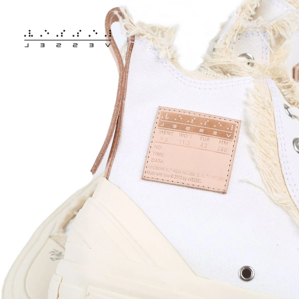 Giày Xvessel G.O.P High All White - Ảnh 5