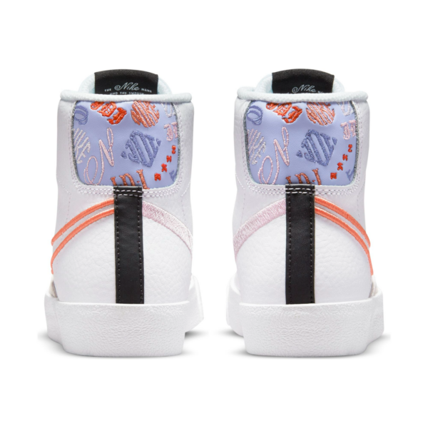 Giày Nike Blazer Mid '77 SE GS 'White Magic Ember' DJ0265-100 - Ảnh 5