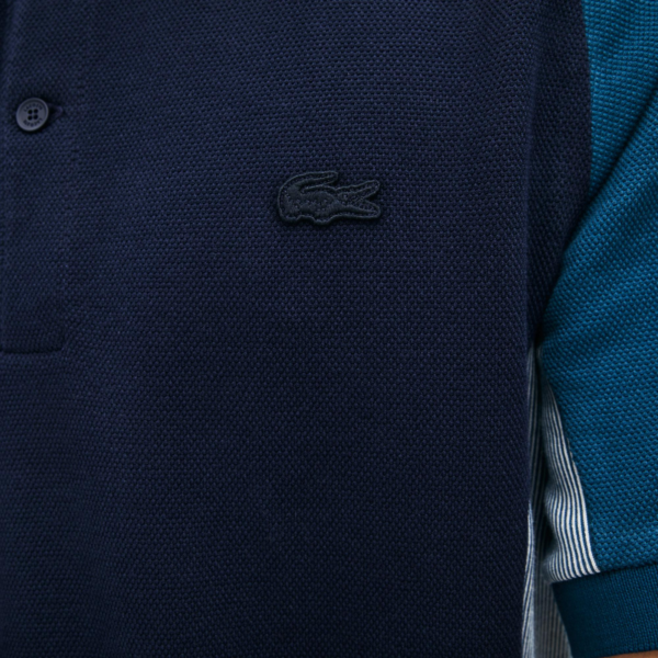 Áo Lacoste Men's Colourblock Piqué Polo PH5023-SSF - Ảnh 5
