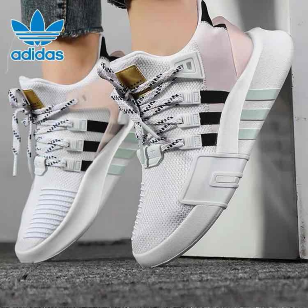 Giày Adidas EQT Bask ADV Brooklyn 'White Pink Black Gold' EE5043 - Ảnh 5