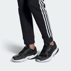 Alternative view of Giày Adidas Wmns Falcon 'Core Black Mystery Ruby' EF5517