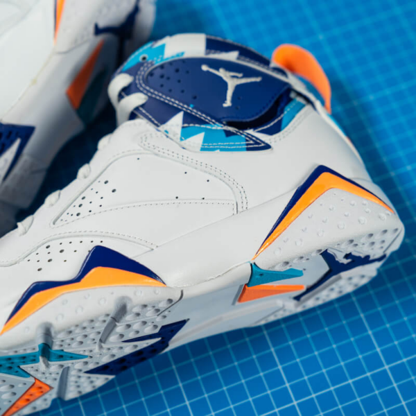 Giày Nike Air Jordan 7 Retro GS 'Chlorine Blue' 442960-100 - Ảnh 5