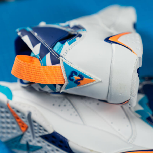 Giày Nike Air Jordan 7 Retro GS 'Chlorine Blue' 442960-100 - Ảnh 4