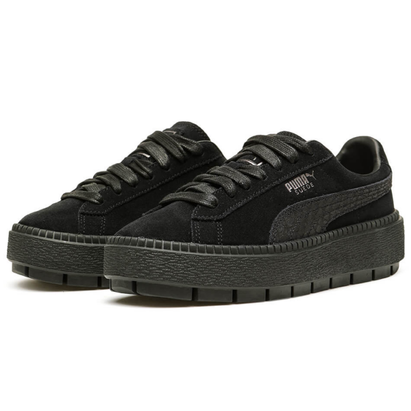 Giày Puma Suede Platform Animal 'Black' 367814-01 - Ảnh 4