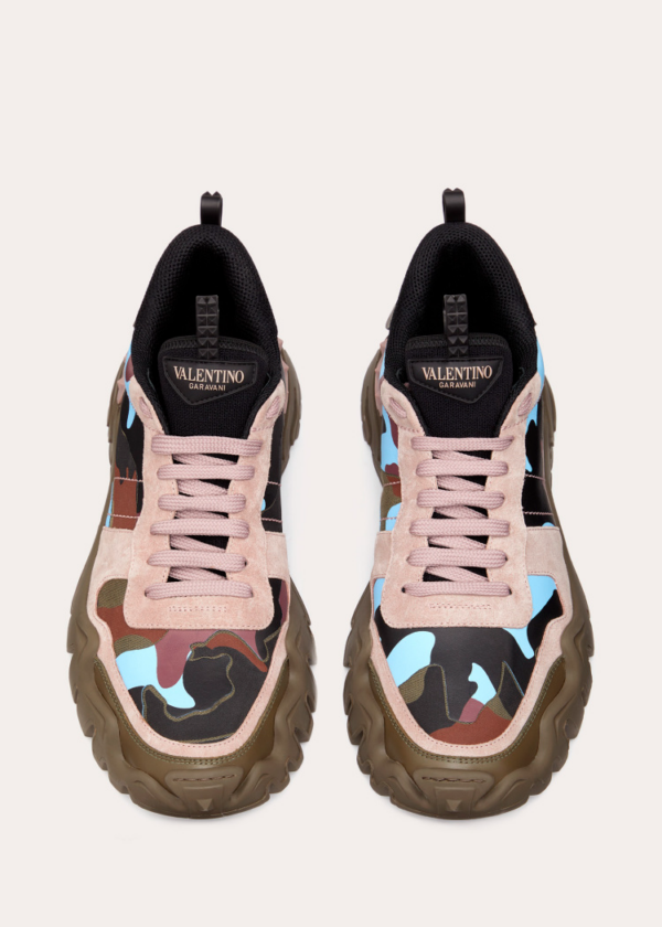 Giày Valentino Camouflage Rockrunner Plus TY0S0C88DRN34M - Ảnh 4