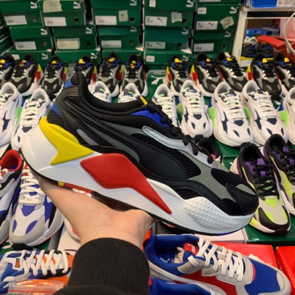 Puma RS-X³ Millenium Puma Black High Risk Red 37323611 - Ảnh 4