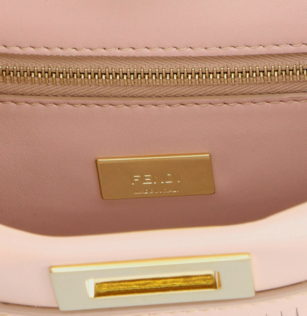 Túi Fendi Leather Bag With Fringes 'Pink' 8BN244-ADZ9-F1D3P - Ảnh 6