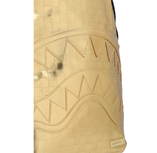 Balo Sprayground Shark In Paris 'Gold' B3729NSZ - Ảnh 3