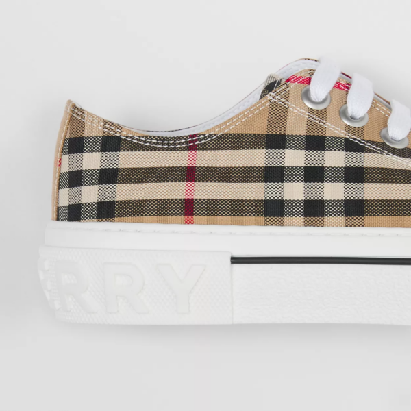 Giày Burberry Vintage Check Cotton 'Archive Beige' 8050506 - Ảnh 4