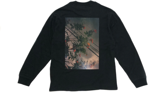 Fear Of God Essentinals Long Sleeve Photo T Shirt Black ESLSPTBK - Ảnh 2