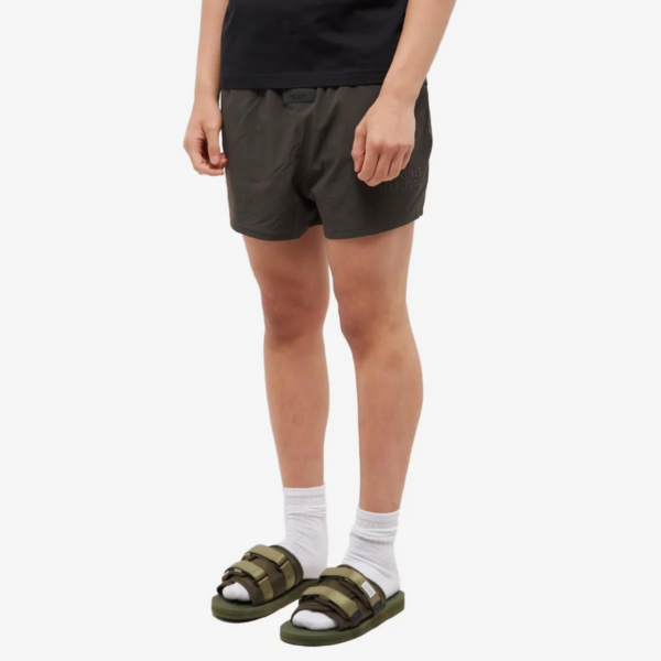 Quan Fear Of God Essentials Nylon Running Shorts 'Off Black'