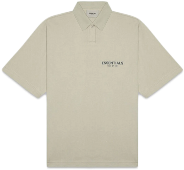 Áo Fear Of God Essentials Short Sleeve Boxy Polo Moss FOG-ESSSBPMSS