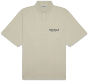 Fear Of God Essentinals Sleeve Boxy Polo Moss ESSSBPMSS