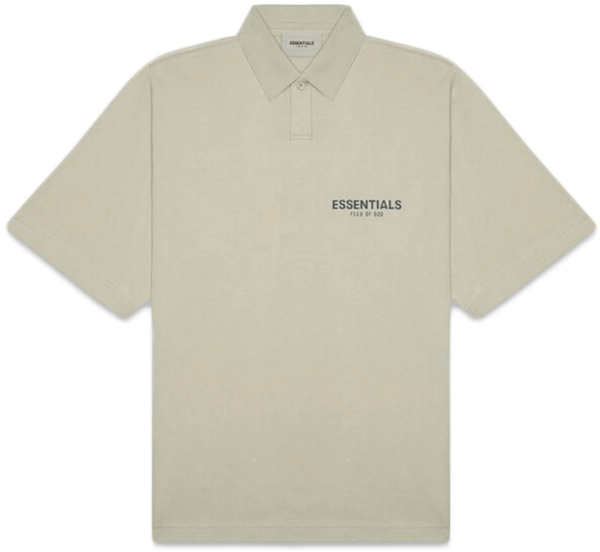 Fear Of God Essentinals Sleeve Boxy Polo Moss ESSSBPMSS