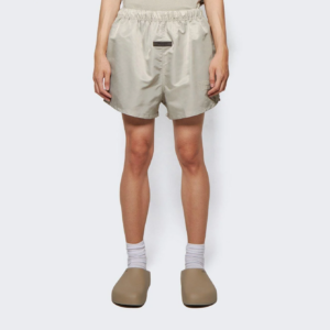 Quan Fear Of God Essentials Nylon Running Shorts 'Smoke'