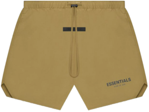 Quan Fear Of God Essentials Volley Short 'Amber'