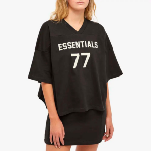 Ao Fear Of God Essentials Football 77 Tee SS22 'Iron'
