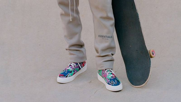 Giày Converse Fear of God ESSENTIALS x Skid Grip Limoges Green 169888C - Ảnh 6