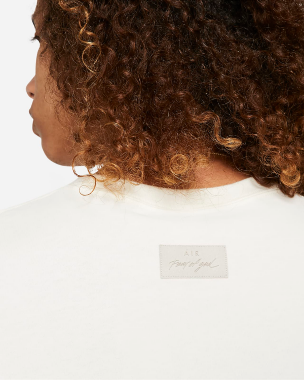 Áo Nike X Fear Of God x NBA NRG Tee Pale Ivory  CU4699 133 - Ảnh 3