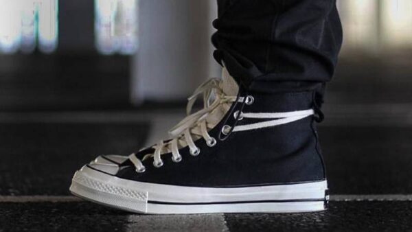 Giày Converse Fear of God Essentials x Chuck 70 High 'Black' 167954C - Ảnh 5
