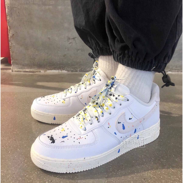 Giày Nike Air Force 1 '07 LV8 'Paint Splatter' CZ0339-100 - Ảnh 4
