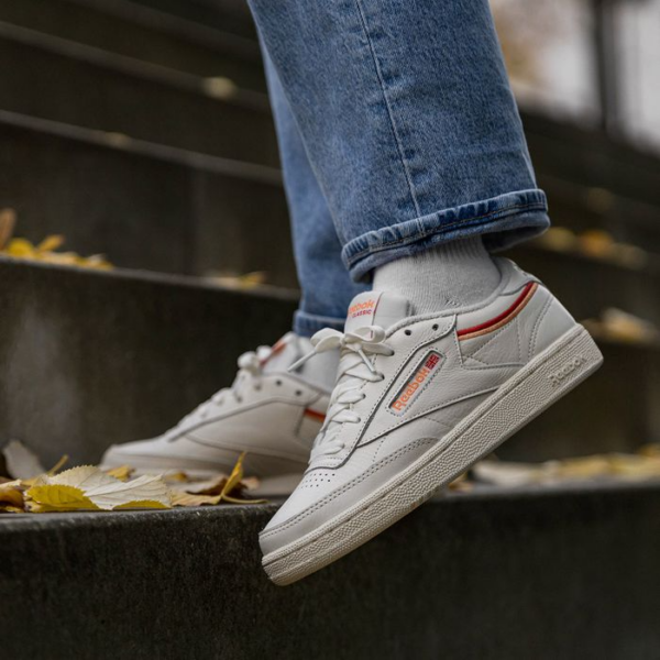 Giày Reebok Wmns Club C 85 'Chalk Sunbaked Orange' EF3489 - Ảnh 2