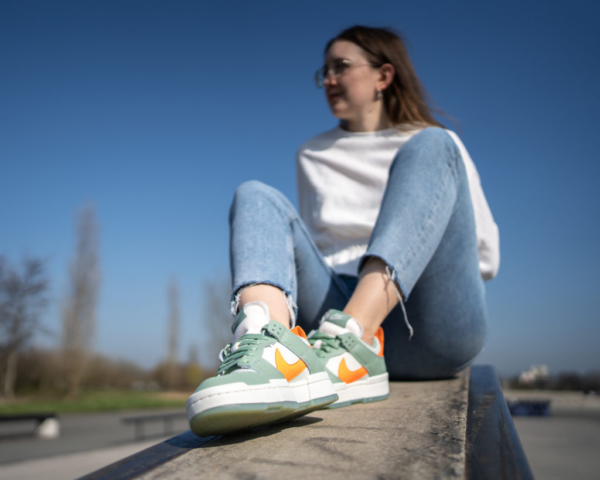 Giày Nike Wmns Dunk Low Disrupt 'Sea Glass Crimson' DJ3077-001 - Ảnh 6