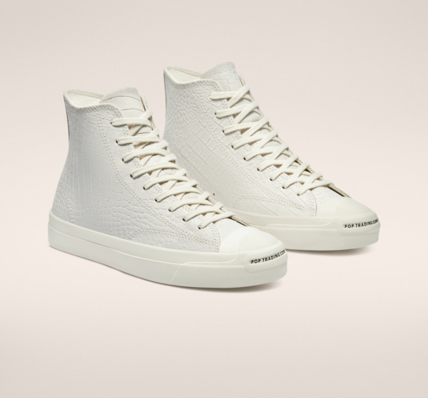 Giày Converse Pop Trading Company x Jack Purcell High 'Egret' 170543C - Ảnh 6
