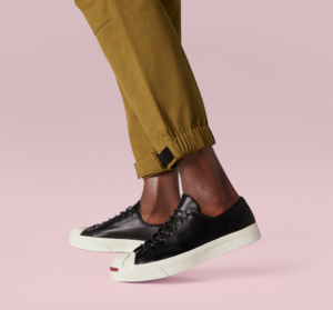 Alternative view of Giày Converse Jack Purcell Low 'Black White' 170098C