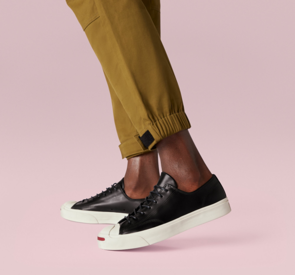 Giày Converse Jack Purcell Low 'Black White' 170098C - Ảnh 2
