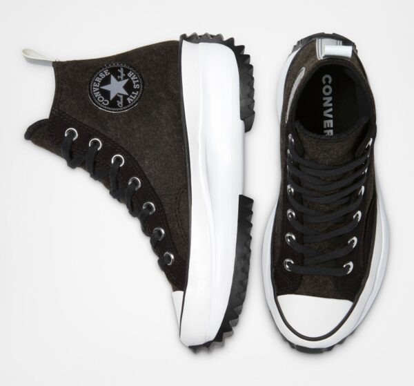 Giày Converse Run Star Hike High 'Black Ice Black Silver' 169437C - Ảnh 3