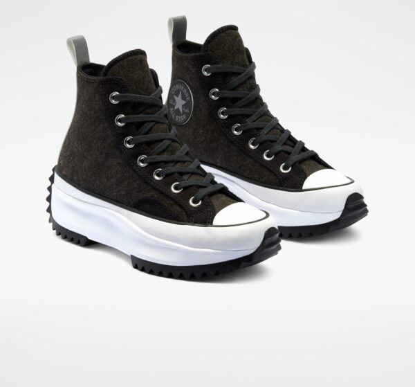Giày Converse Run Star Hike High 'Black Ice Black Silver' 169437C - Ảnh 2