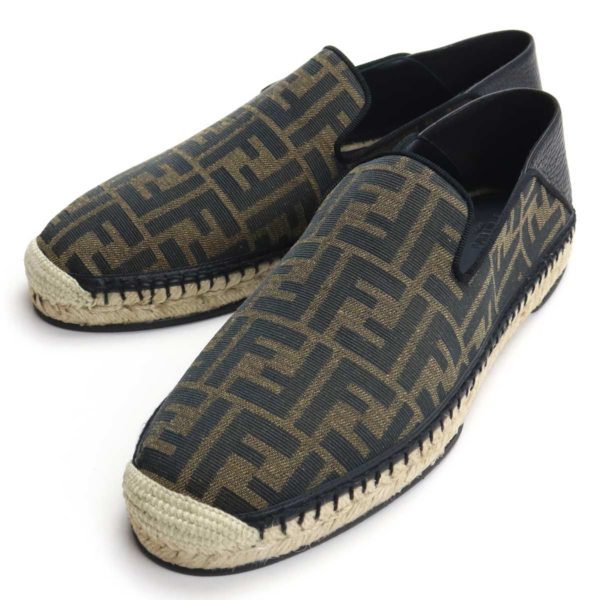 Giày Fendi Espadrilles 'Brown' 7P1359AAWBF1425 - Ảnh 3