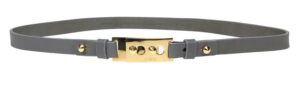 Thắt Lưng Fendi Belt In Grey Leather 8C0431ELV109