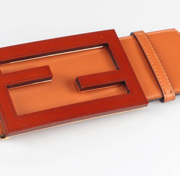 Thắt Lưng Fendi Baguette FF Stud Buckle Belt 8C0616AAIWF0QVK-FF - Ảnh 2