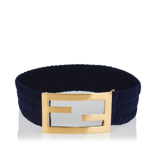 Thắt Lưng Fendi FF Ruched Belt 8C0621ADLMF1CFX - Ảnh 2