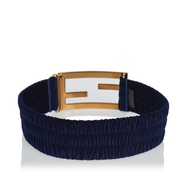 Thắt Lưng Fendi FF Ruched Belt 8C0621ADLMF1CFX - Ảnh 3