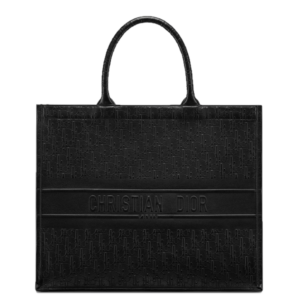 Tui Dior Large Book Tote 'Black Dior Oblique Embossed' M1286ZWSO-M900