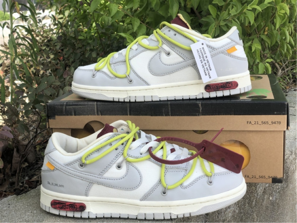 Giày Nike Off-White x Dunk Low 'Lot 08 of 50' DM1602-106 - Ảnh 4