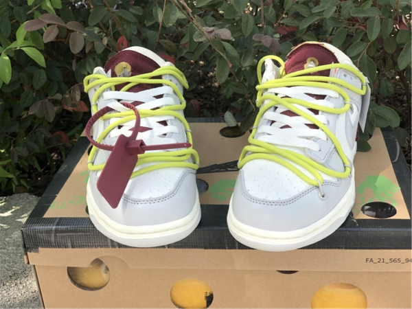 Giày Nike Off-White x Dunk Low 'Lot 08 of 50' DM1602-106 - Ảnh 6